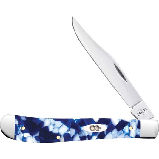 Case Slimline Trapper Blue Crackle