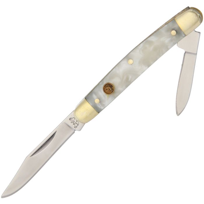 Hen & Rooster Pen Knife Cracked Ice Corelon